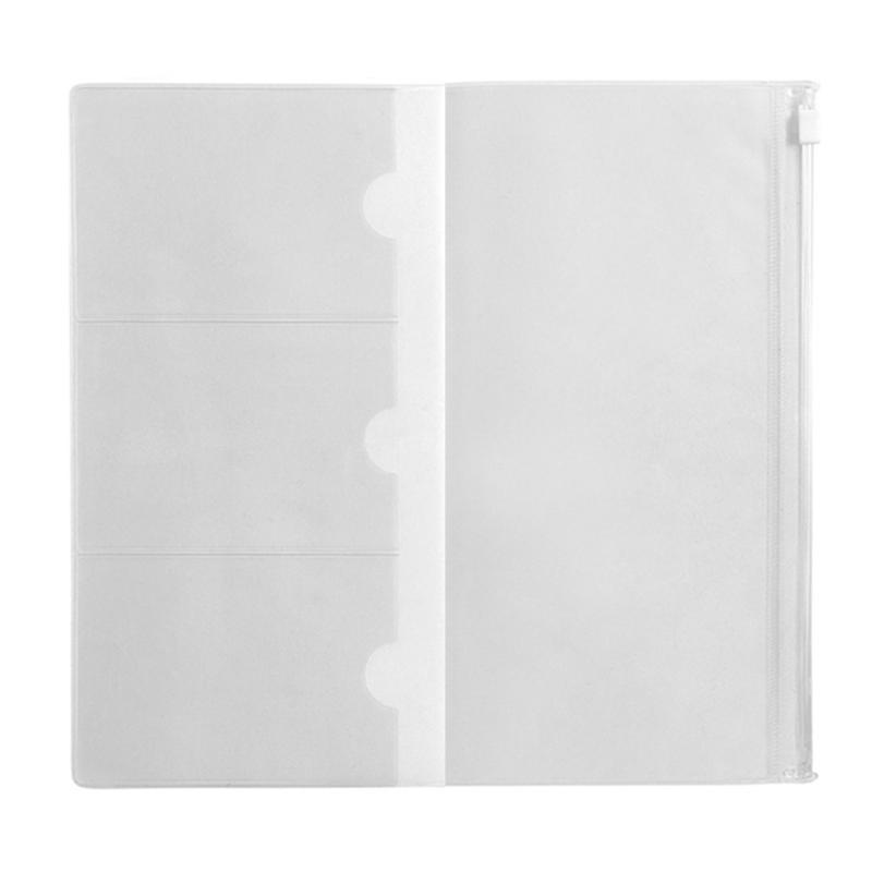 Travel Accessories Passport Holder - Midori Gezginler İçin Defter PVC Fermuarlı