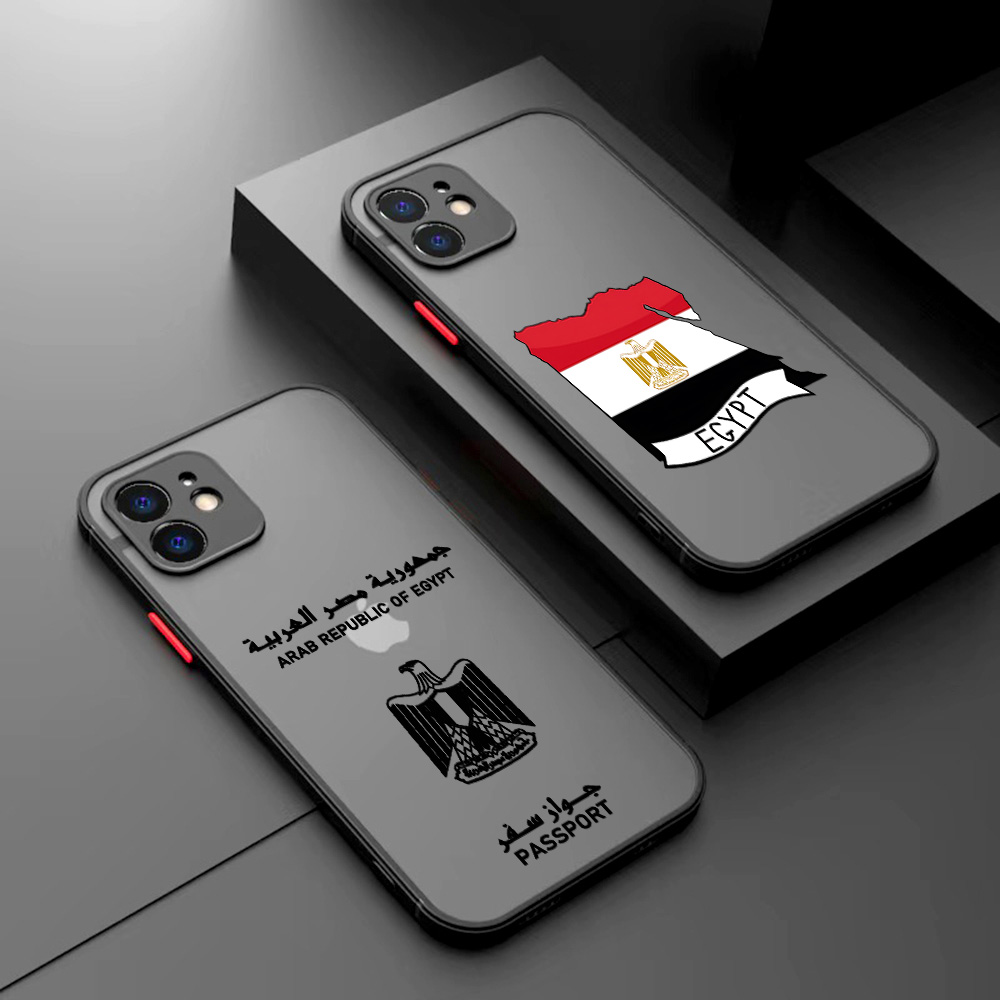 Travel Accessories Egypt - Mısır Pasaport Telefon Kılıfı iPhone 16