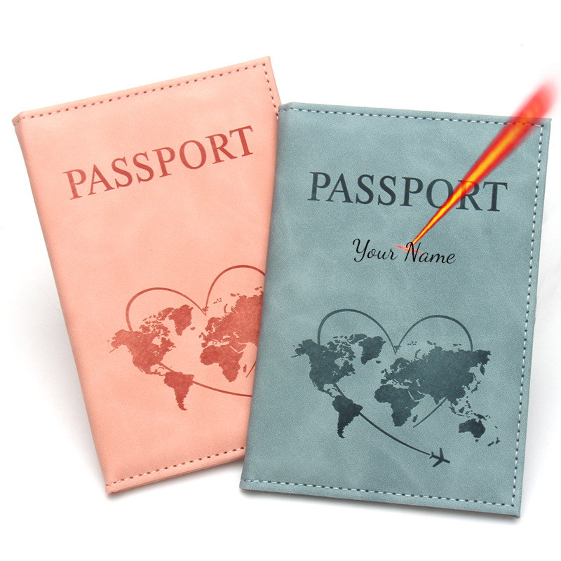 Travel Accessories Passport Holder - Güzel Harita Pasaport Kapağı Moda Seyahat