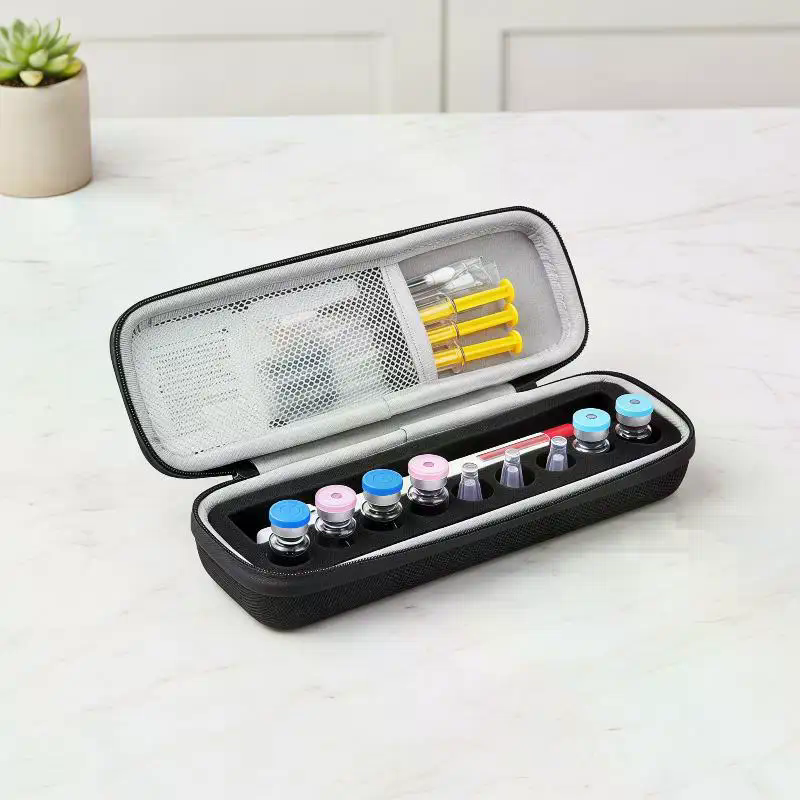 Travel Accessories Organizer Case - İnsülin Şişe Kutusu 3ML 9 Bölmeli