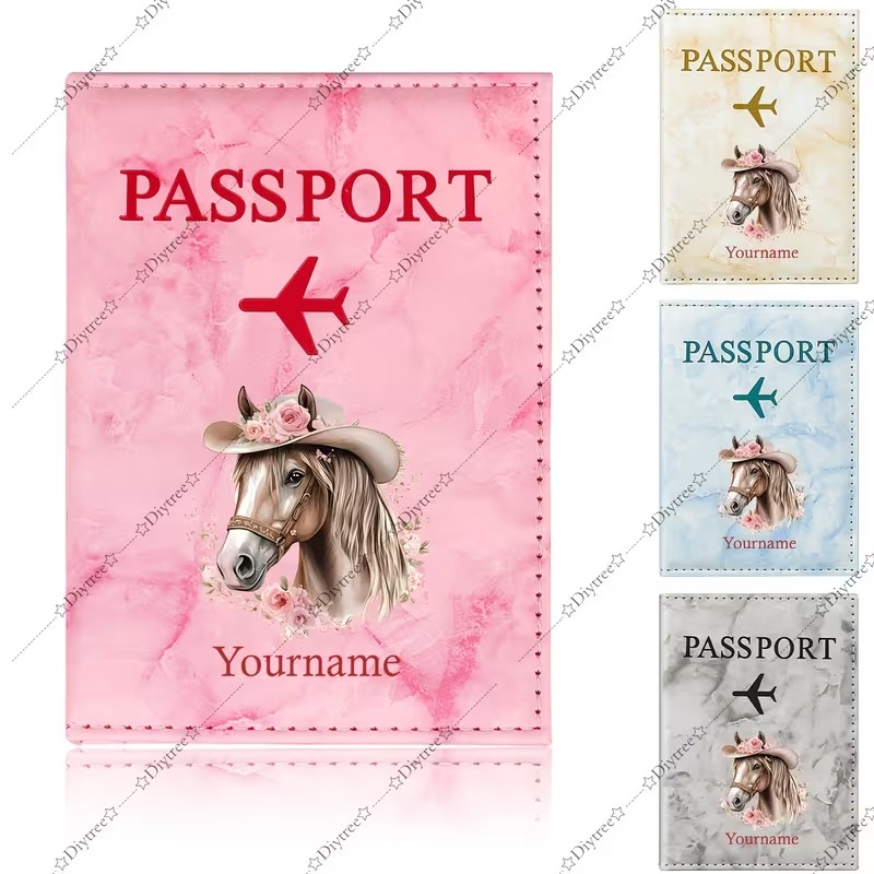 Travel Accessories Pink - Kişiye Özel Zarif Pastoral Tarzda Pembe