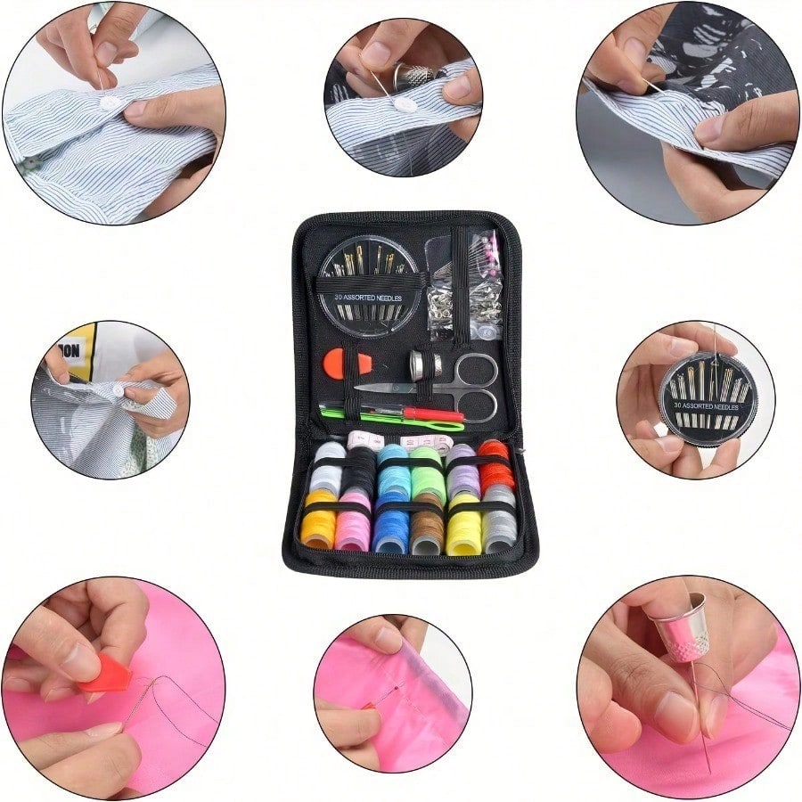 Travel Accessories To Sew - 1 Adet Taşınabilir Dikiş Seti, Çok