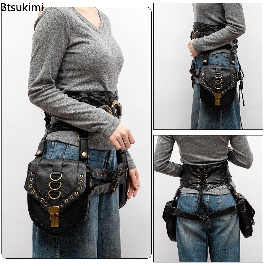 Retro Steampunk Kullanışlı Bel - Travel Accessories Hip Belt incelemesi ve fiyatı