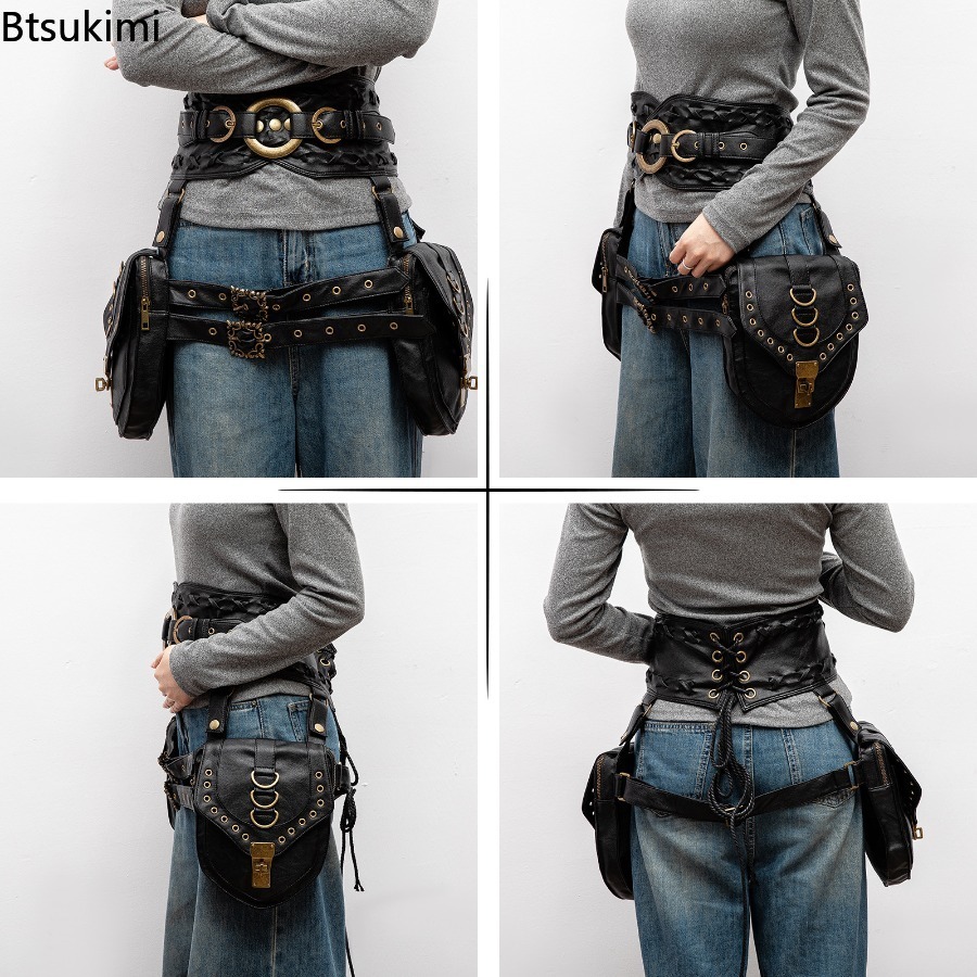 Retro Steampunk Kullanışlı Bel - Travel Accessories Hip Belt incelemesi ve fiyatı
