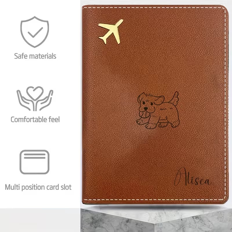 Sevimli Köpek Dilini Dışarı Çı - Travel Accessories Passport Holder incelemesi ve fiyatı