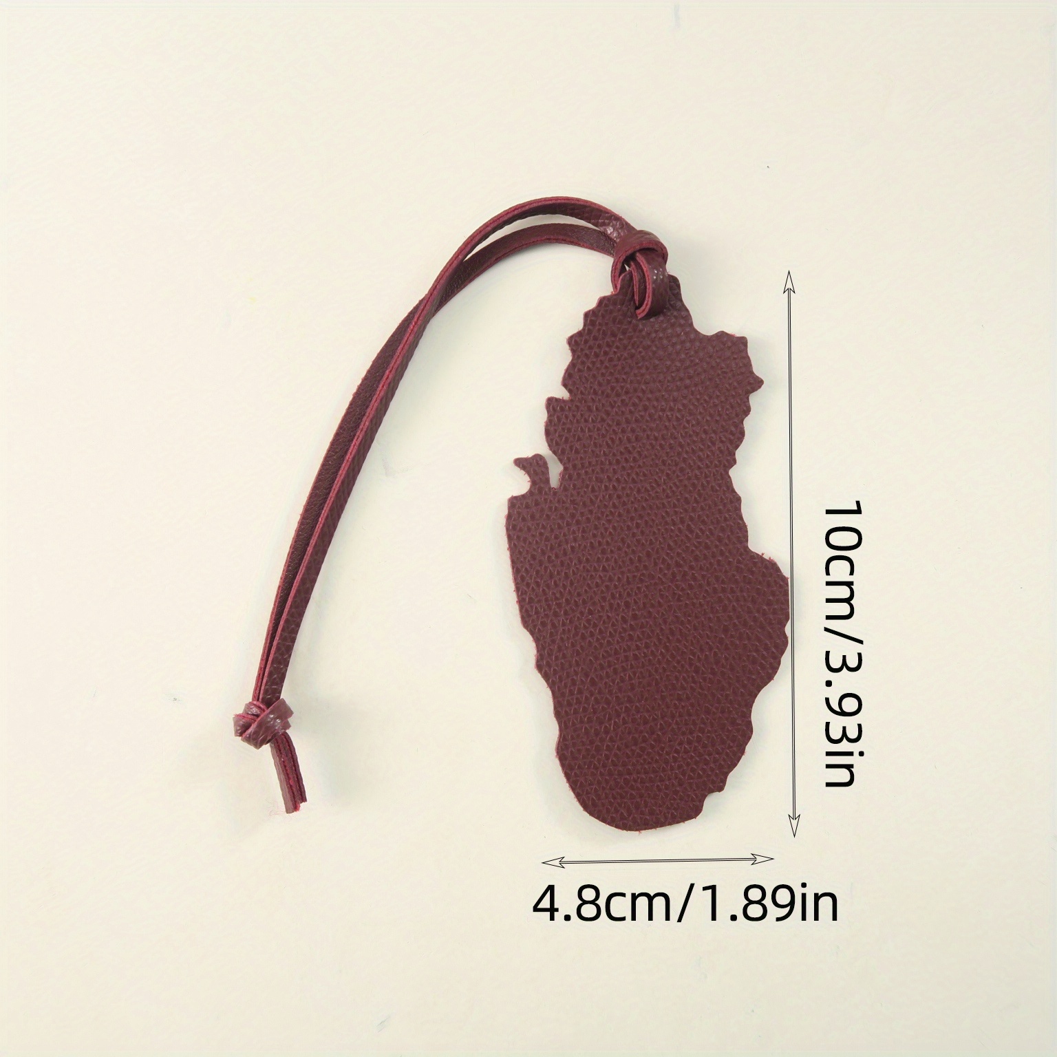 Katar Haritası PU Deri Anahtar - Travel Accessories Qatar incelemesi ve fiyatı