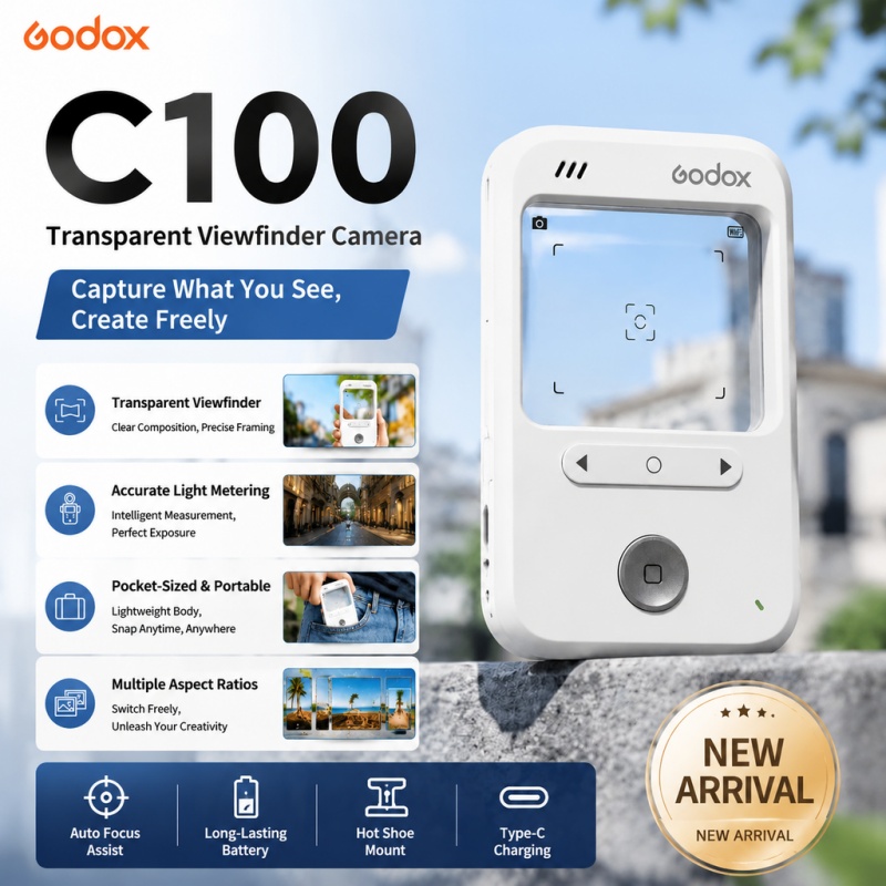 Godox C100 Retro CCD Dijital K - Travel Vlog Accessories incelemesi ve fiyatı