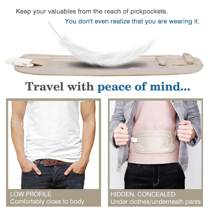 Gizli Seyahat Bel Çantası, Pas - Travel Accessories Passport Holder incelemesi ve fiyatı